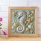 5D Special Shape Diamond Art Kits for Adults,Animal Seahorse Diamond Painting Kits for Beginners,DIY Gem Art Crystal Rhinestones Painting Kits for Home Wall Decor 12×12inch